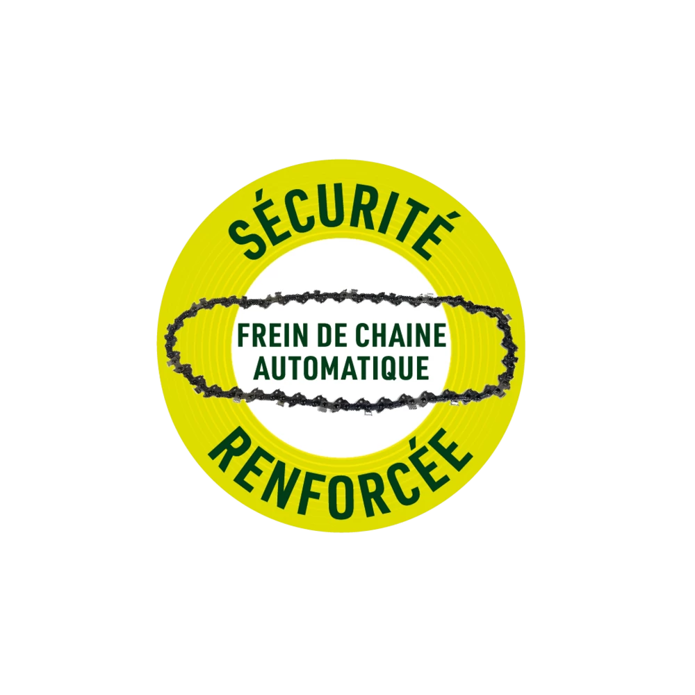 Pack Tronçonneuse Sans Fil 240w + Lot De 2 Chaînes-vert – Image 5