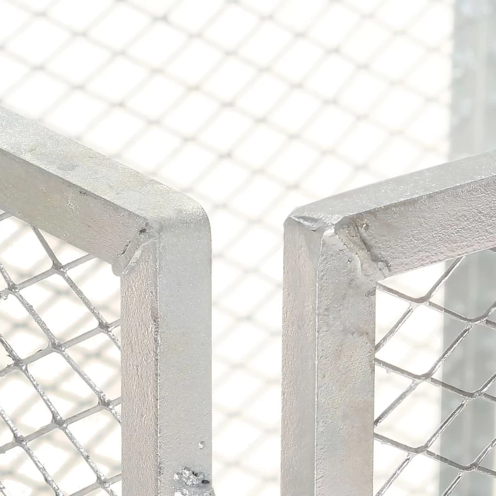 VIDAXL Composteur De Jardin 100x100x77 Cm Fer Galvanisé – Image 3