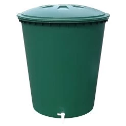Garantia Cuve Cylindrique Complète Avec Couvercle Et Robinet : Verte, 310L