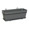 - Kit Jardiniere Capri 50cm V2 Anthracite 50,2 X 28,5 X H20,7 Cm - 1,54l